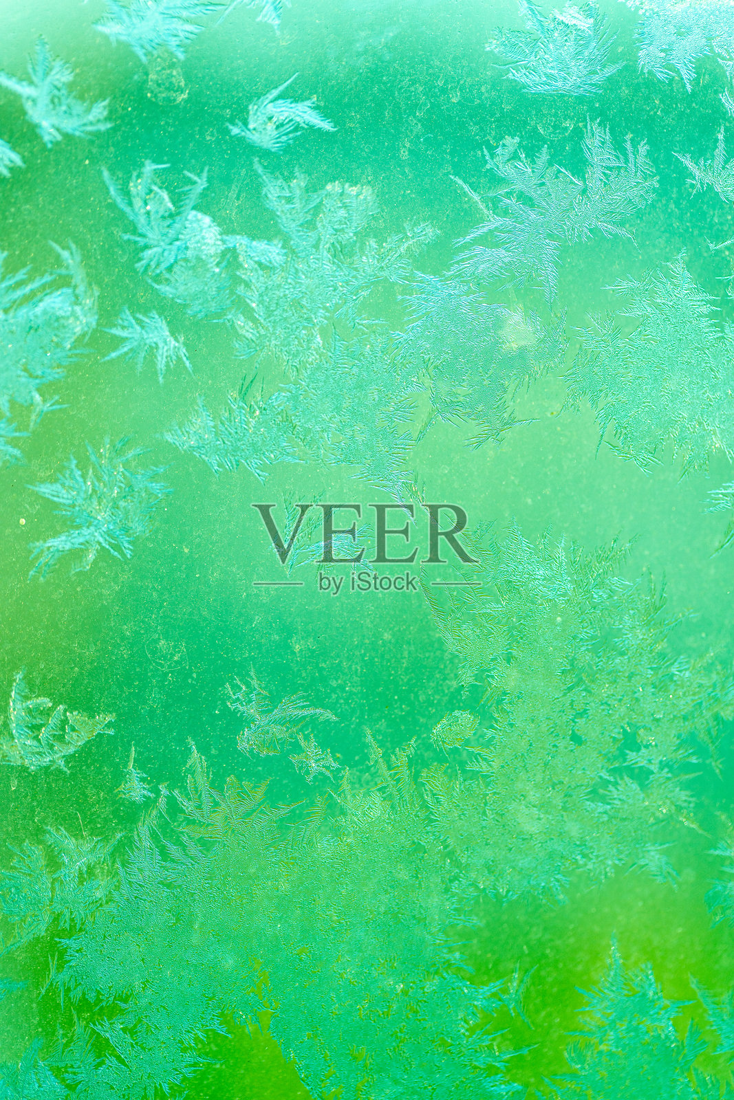 冬季窗户上的冰花图案照片摄影图片