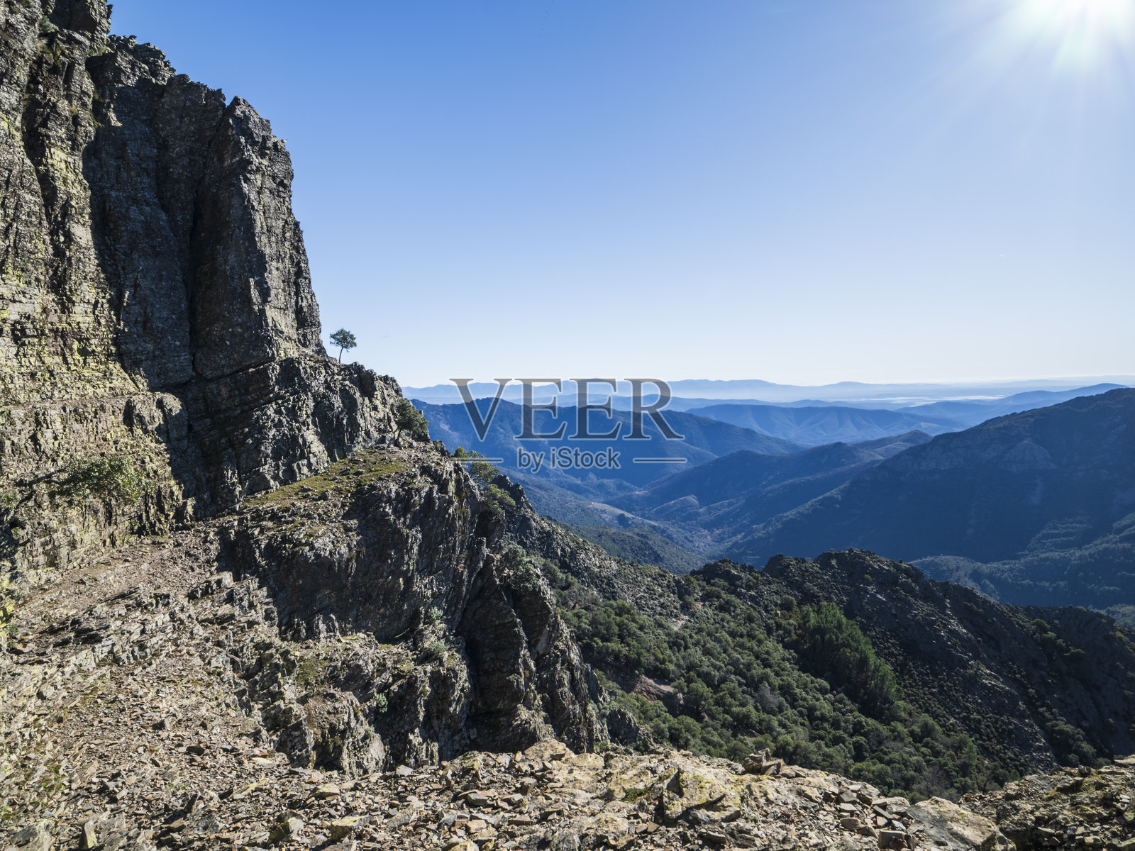 巴图卡斯山谷。弗朗西亚山脉。西班牙照片摄影图片
