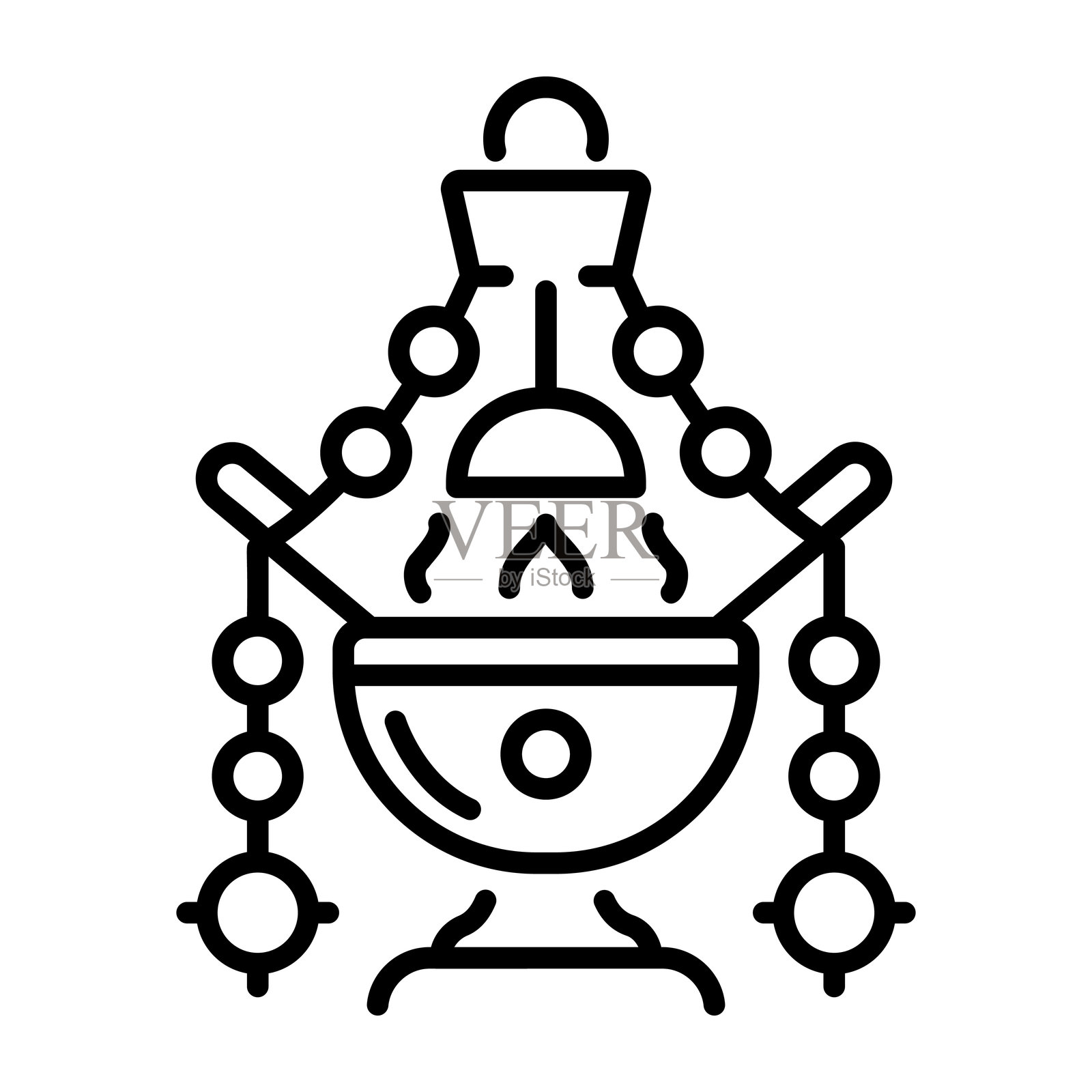 香炉插画图片素材