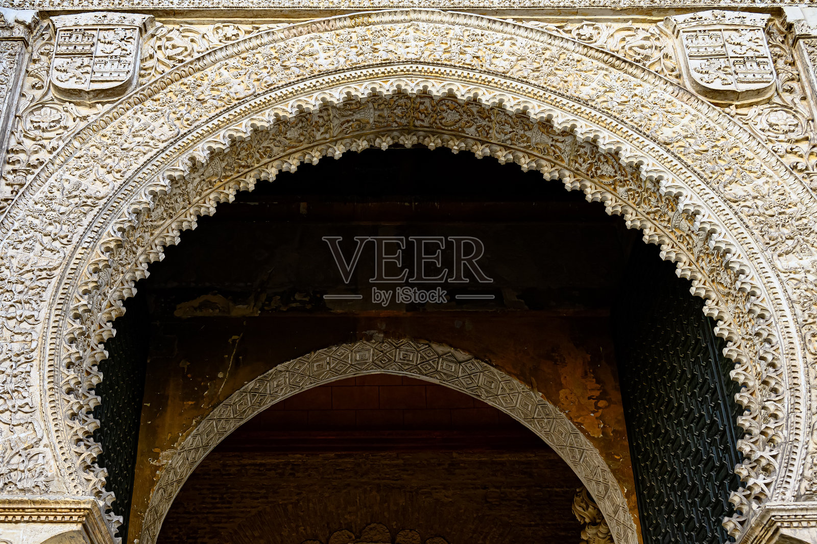 古代伊斯兰风格拱门建筑照片摄影图片