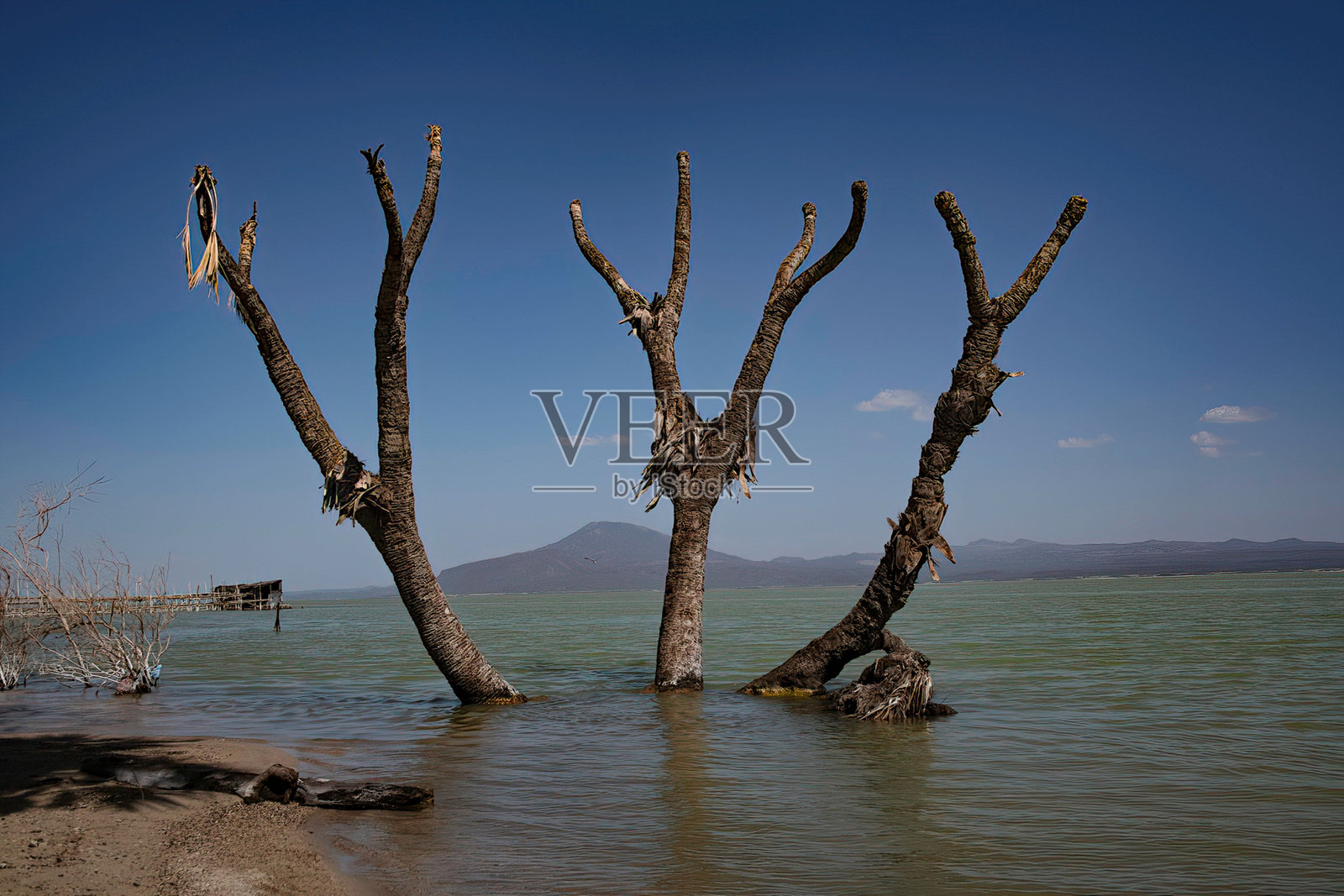 埃塞俄比亚的阿夫雷拉盐湖照片摄影图片