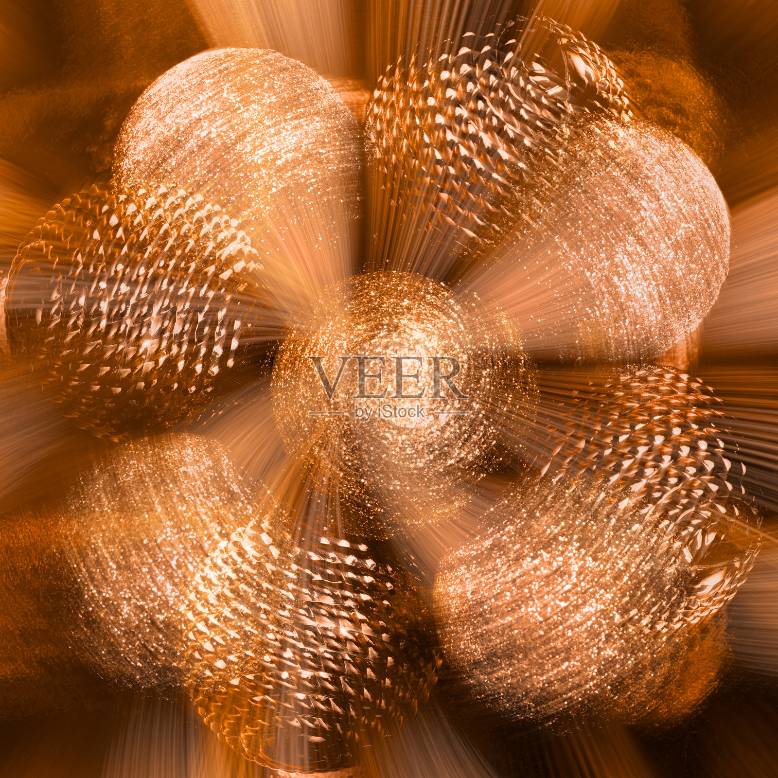 闪烁的抽象背景,旋转和飞翔的球体照片摄影图片