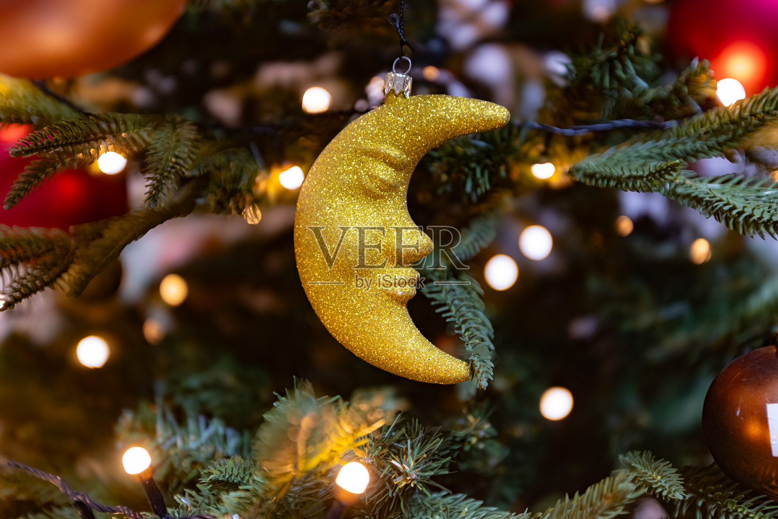 圣诞玩具特写照片摄影图片