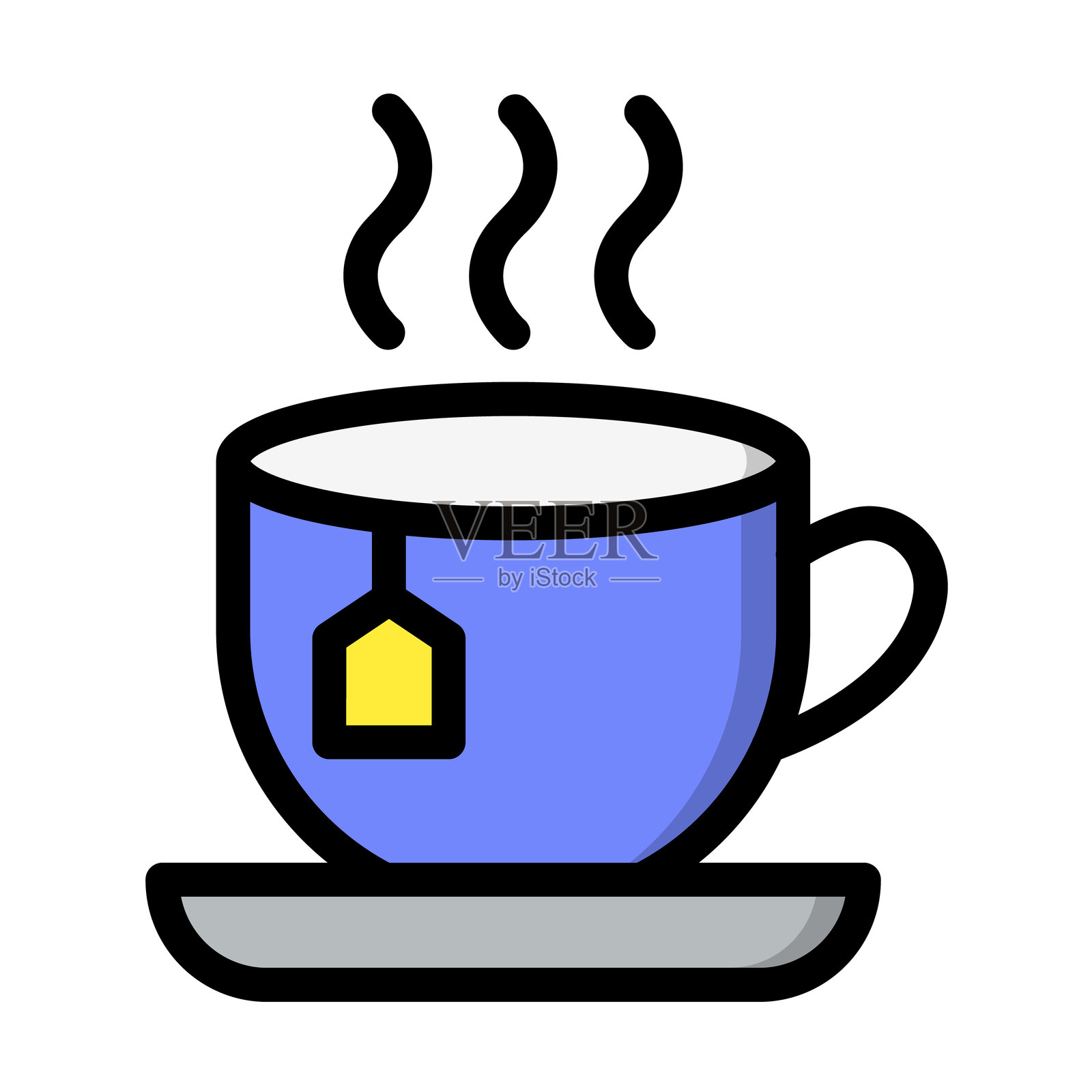 茶叶矢量图标设计插图插画图片素材