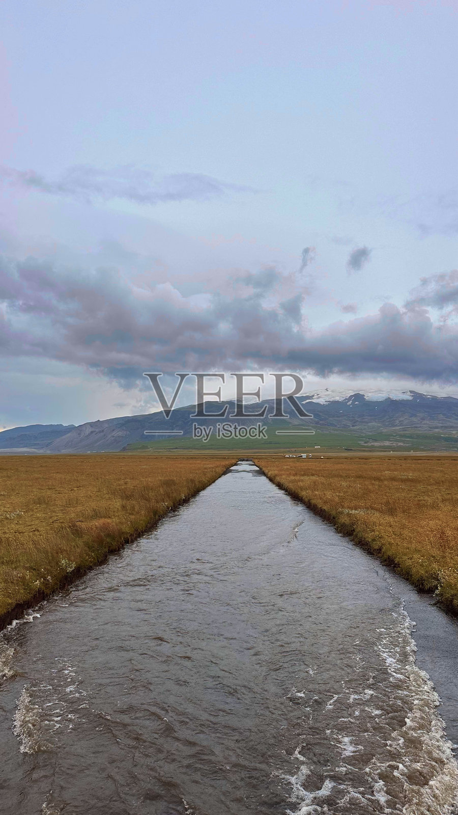 冰岛的火山景观照片摄影图片