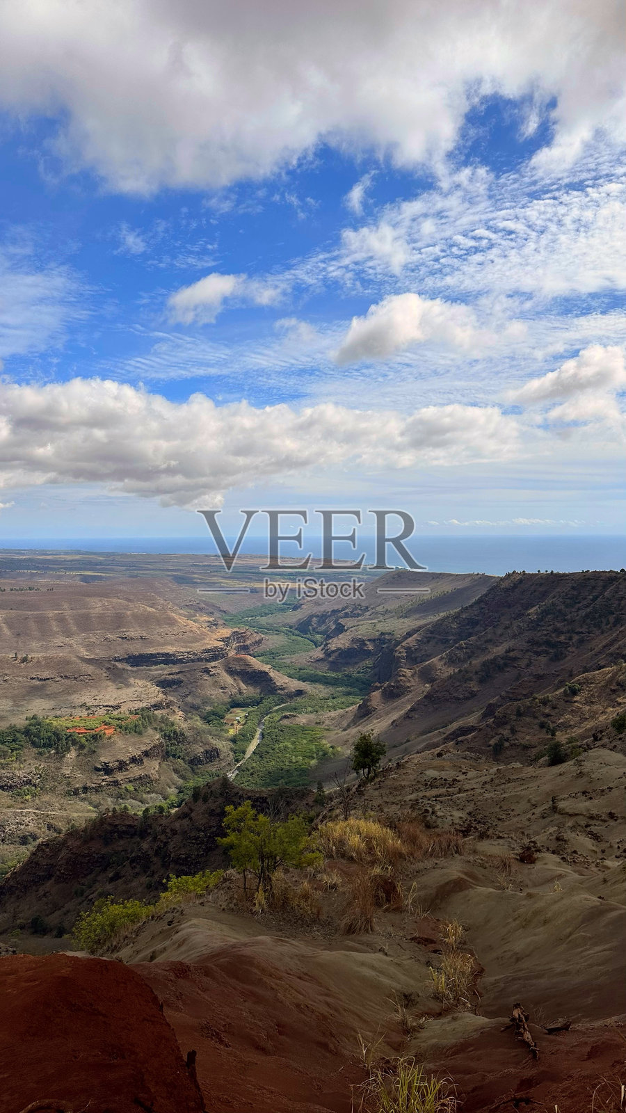 怀梅亚峡谷,夏威夷照片摄影图片