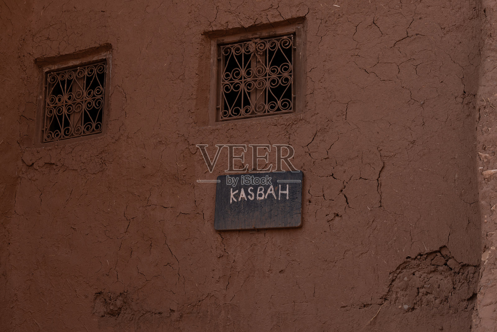 摩洛哥的卡斯巴是一个传统的建筑结构,曾作为堡垒或防御性住宅。照片摄影图片