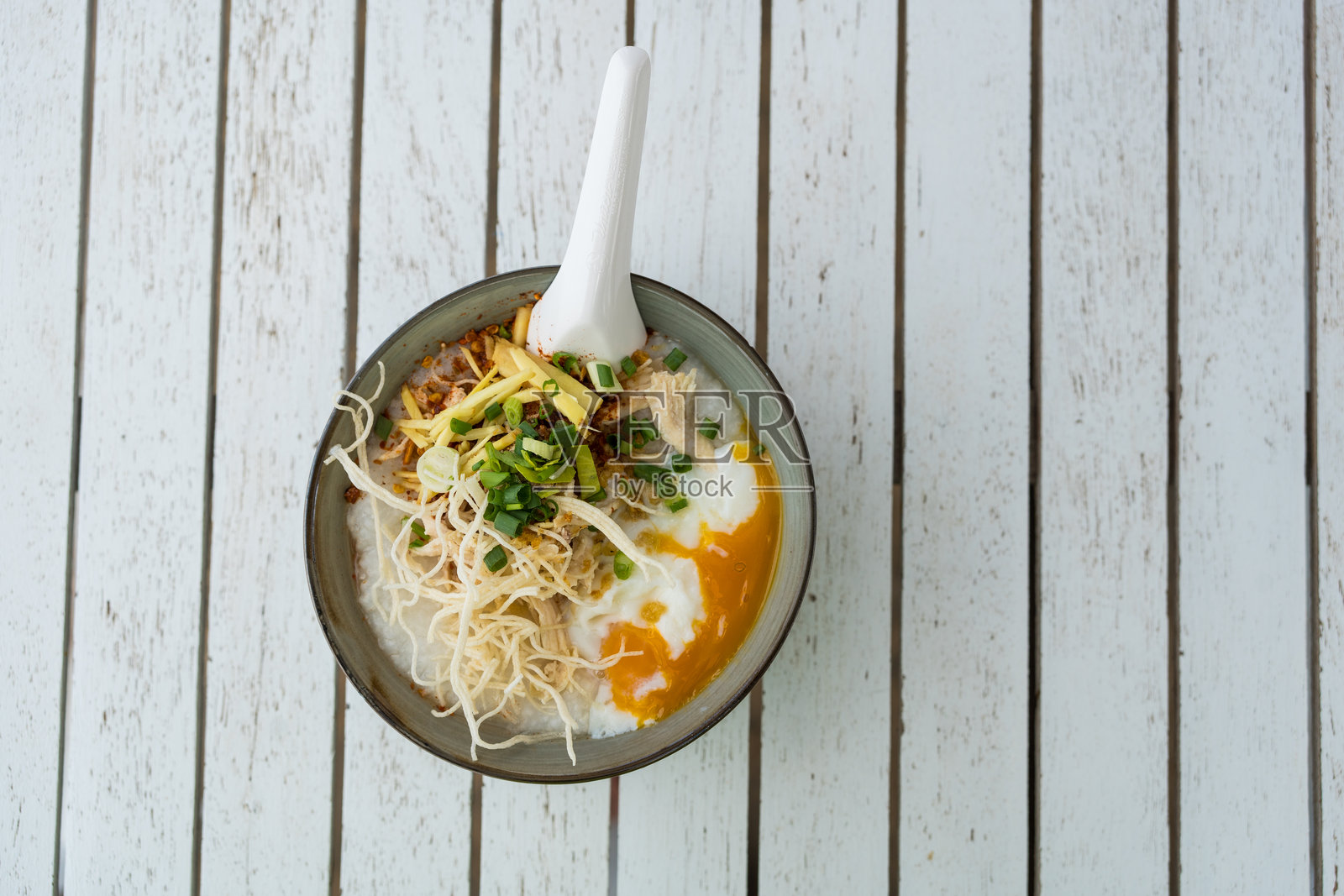 猪肉粥,米粥,米汤,稀饭照片摄影图片