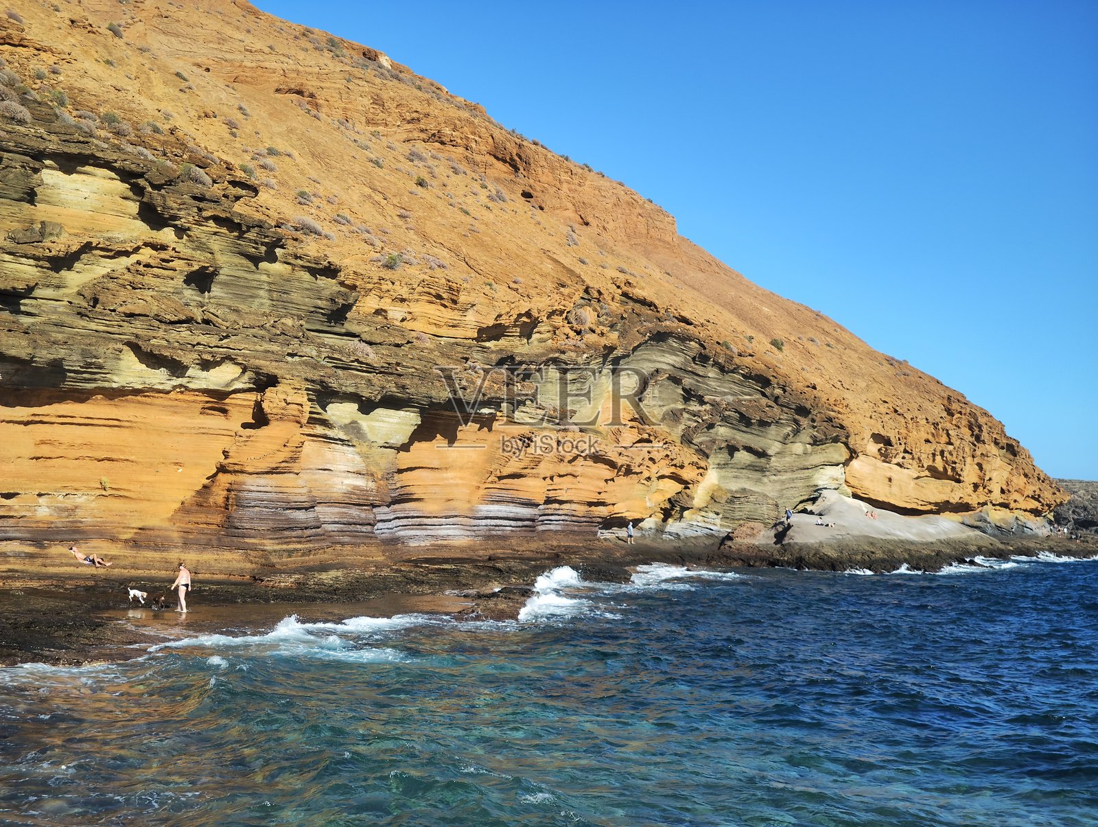 南特内里费岛的阿马里利亚火山照片摄影图片
