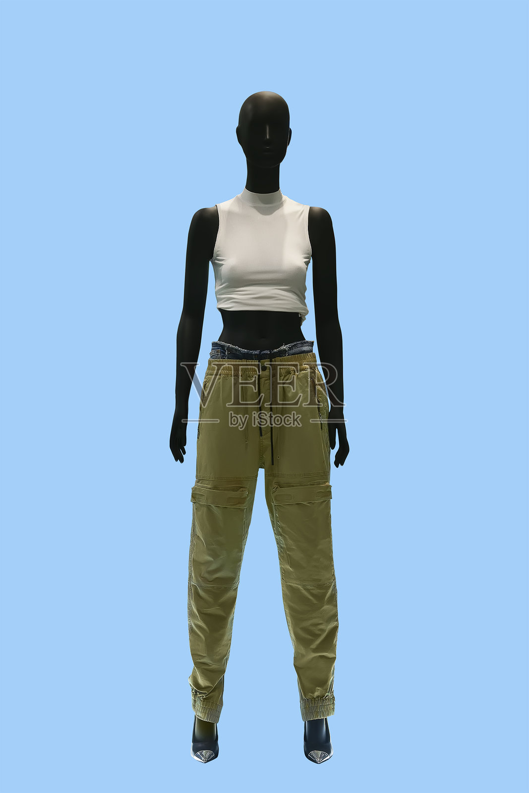 全身女性模特照片摄影图片