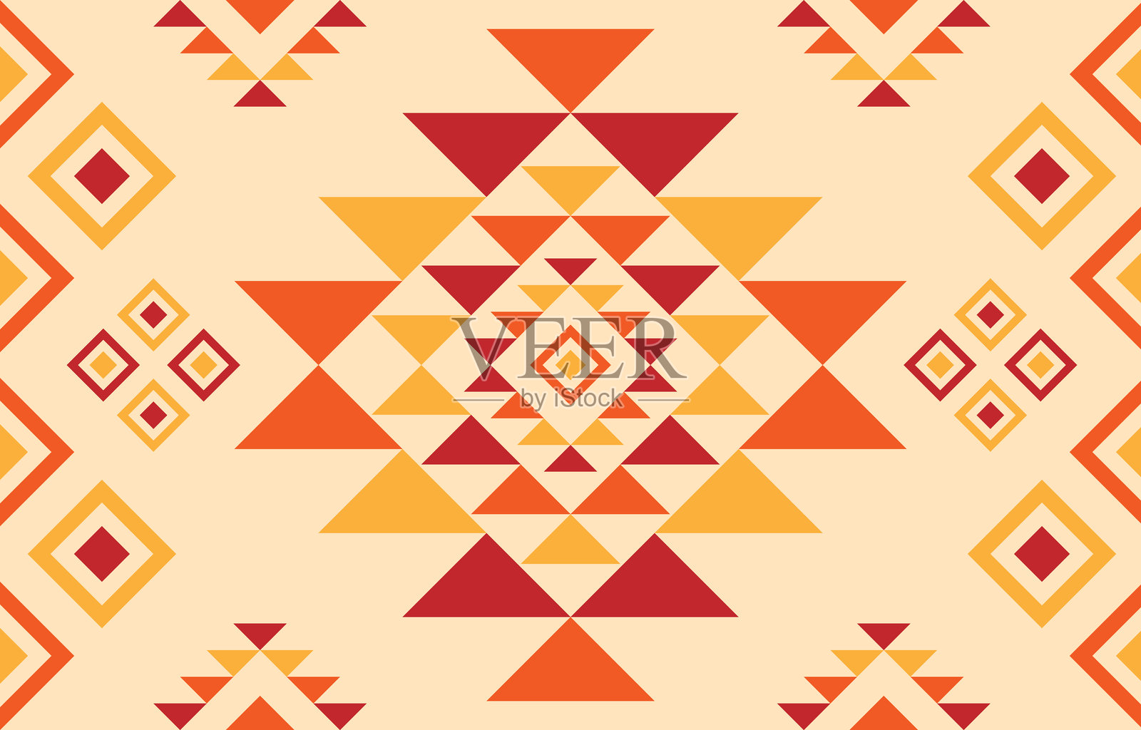 民族织物图案 022插画图片素材