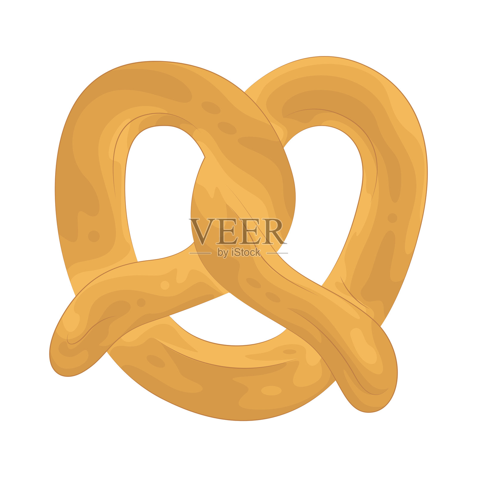 椒盐卷饼插画图片素材