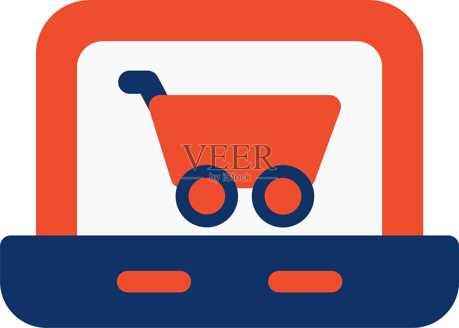 在线订单图标插画图片素材