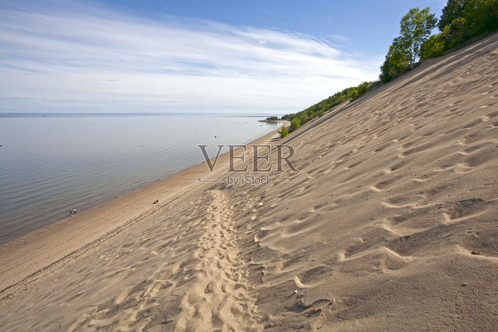 萨格奈峡湾和北岸的海滩照片摄影图片
