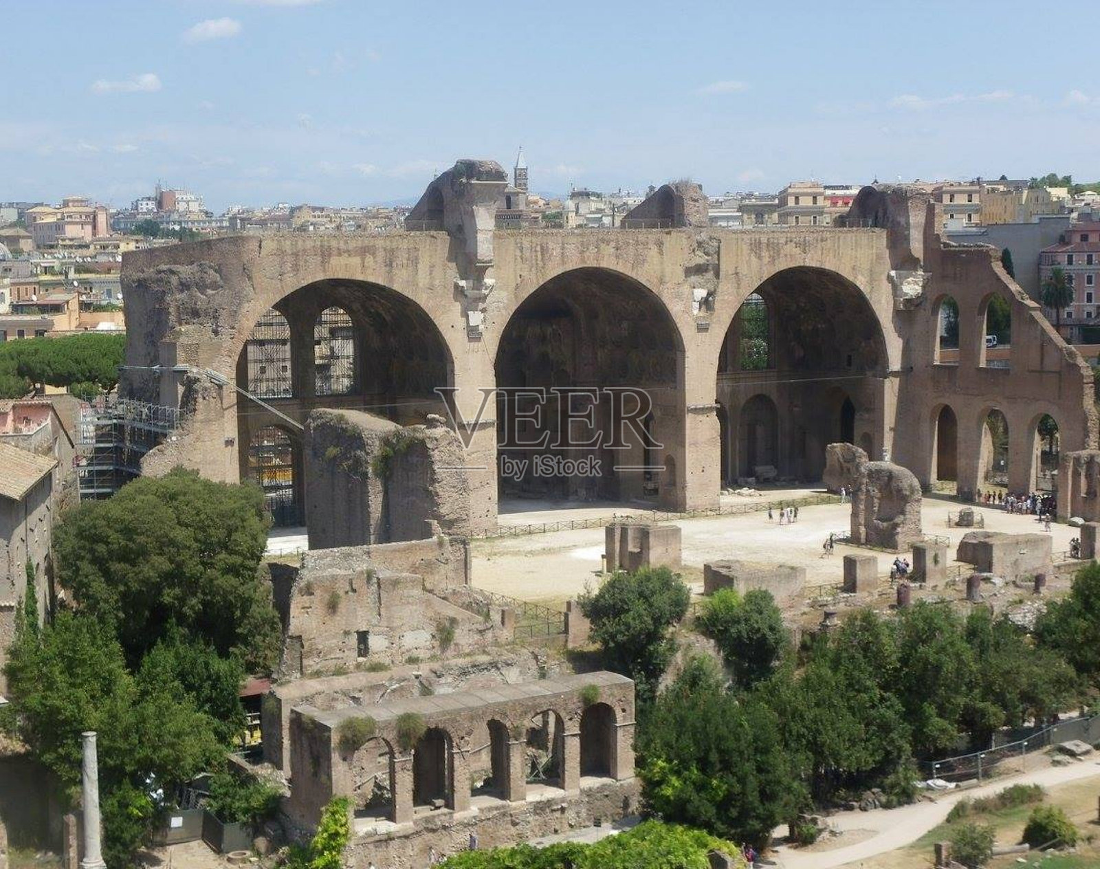 卡拉卡拉浴场,罗马,意大利照片摄影图片