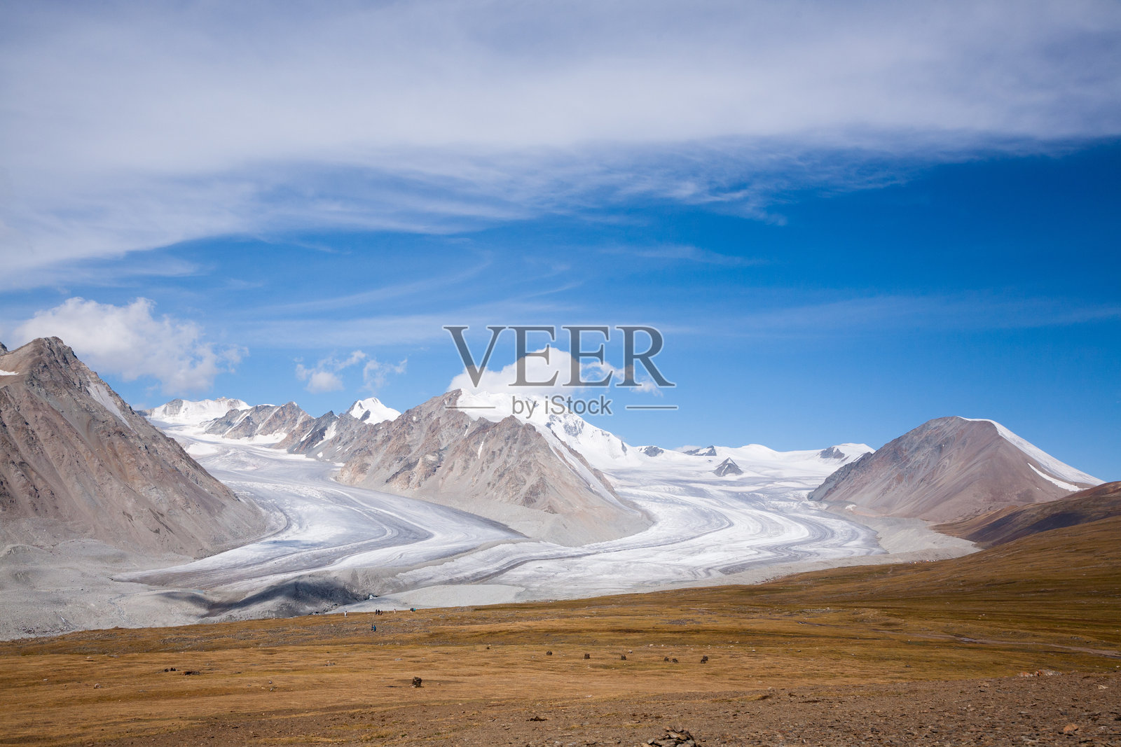 阿尔泰塔万博格国家公园风景,波塔宁冰川,蒙古照片摄影图片