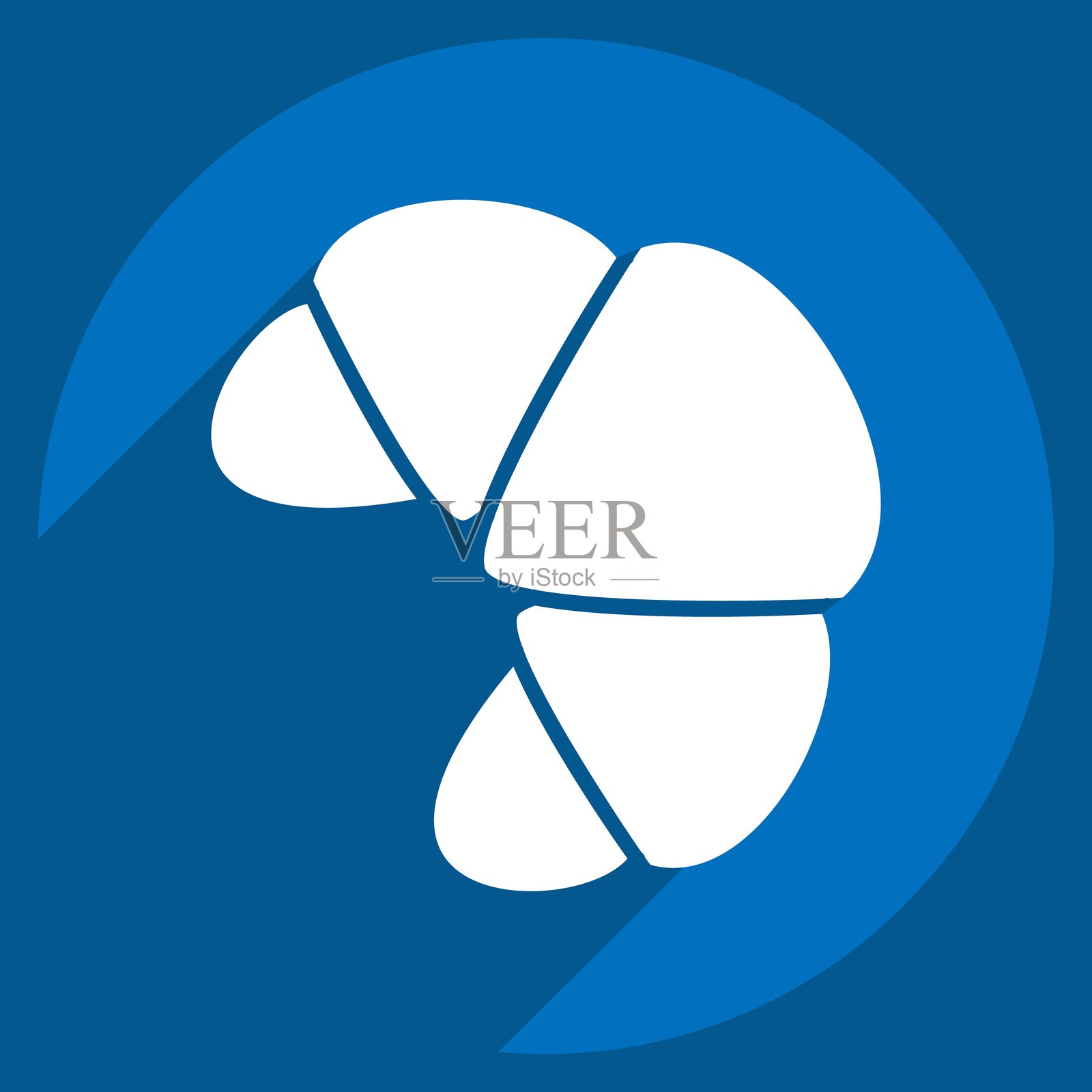 面包店图标。与餐厅符号相关。长阴影风格。设计可编辑。插画图片素材