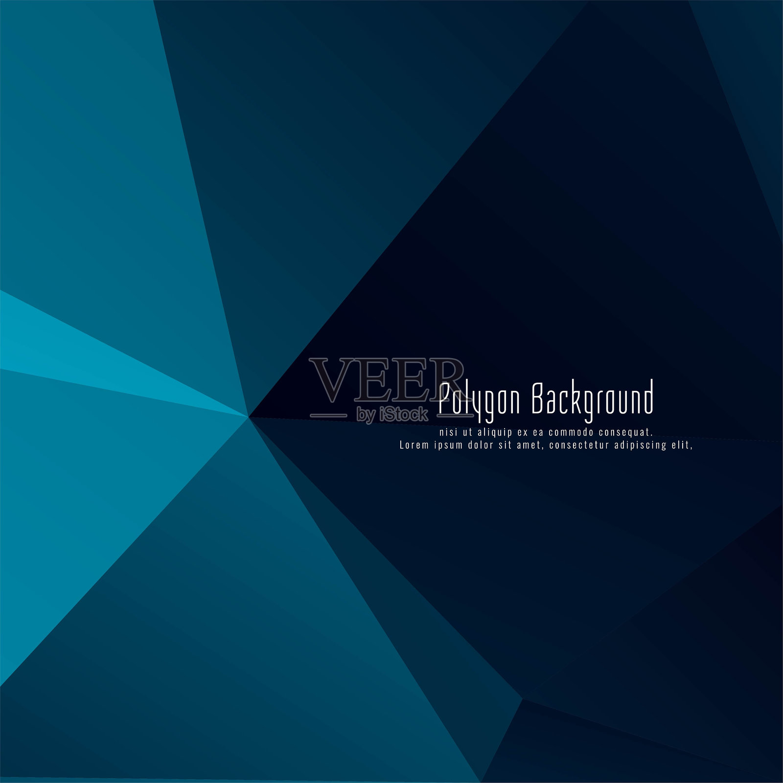 抽象的彩色几何多边形背景插画图片素材