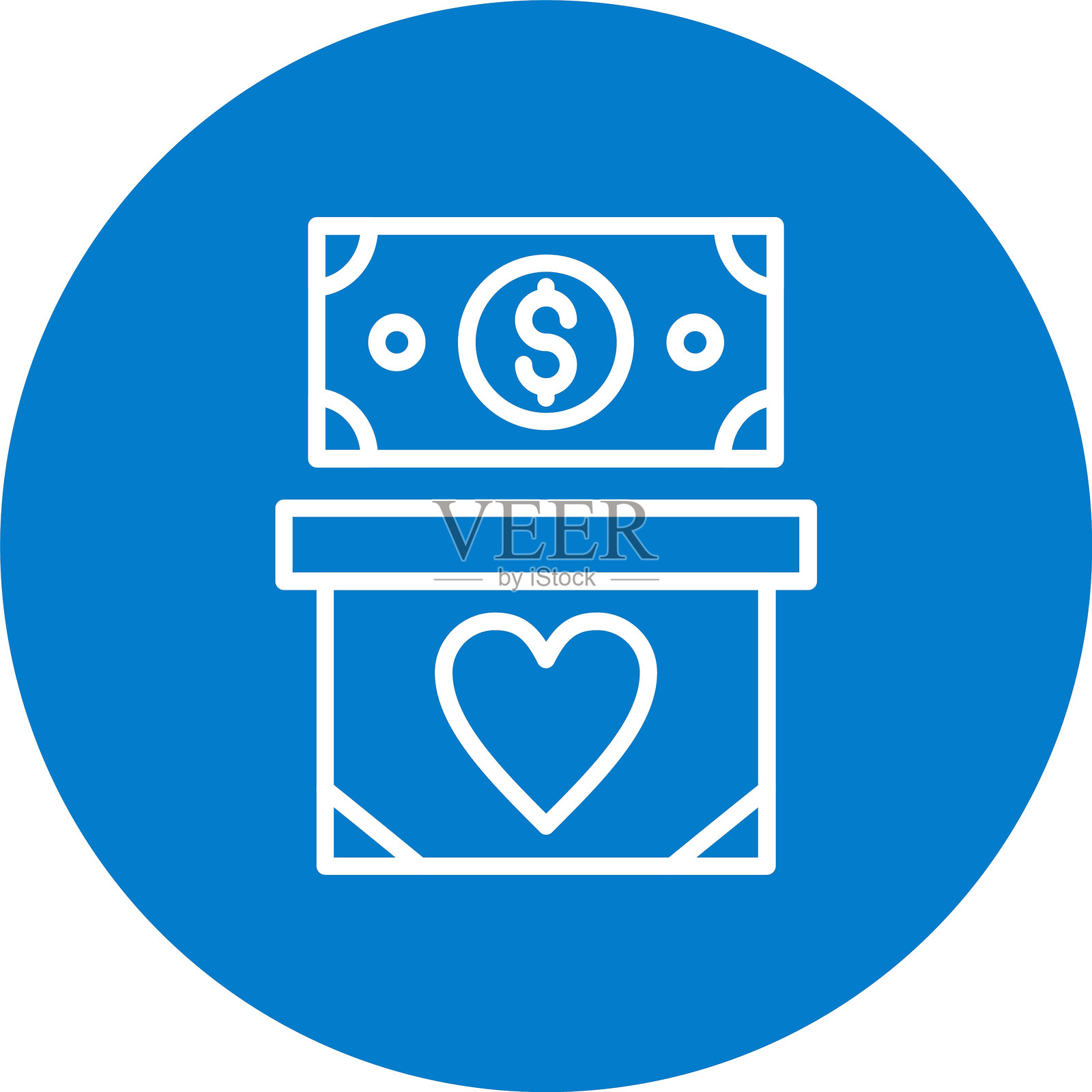 多圈彩色包装线插画图片素材