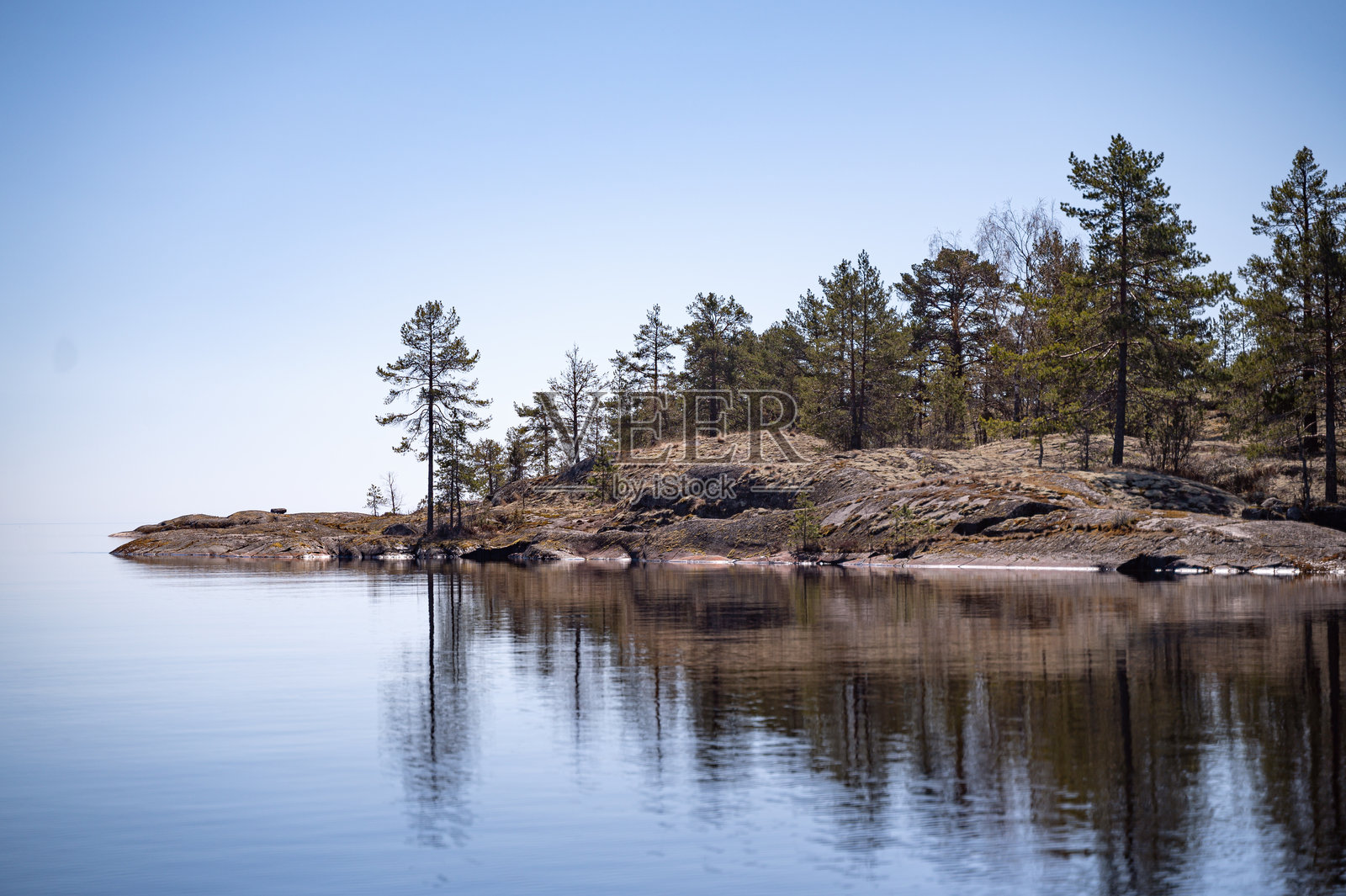 俄罗斯拉多加湖的风景照片摄影图片