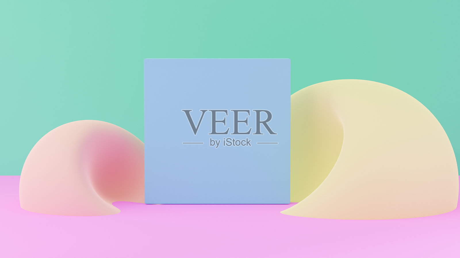 3D动画抽象极简风格产品展示模型。3D渲染。4K。照片摄影图片