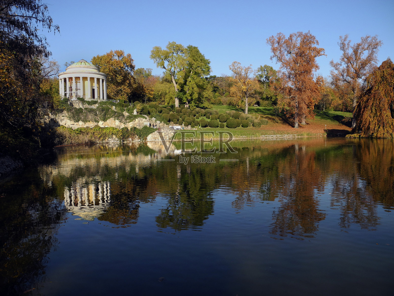 奥地利,艾森施塔特,宫殿花园照片摄影图片