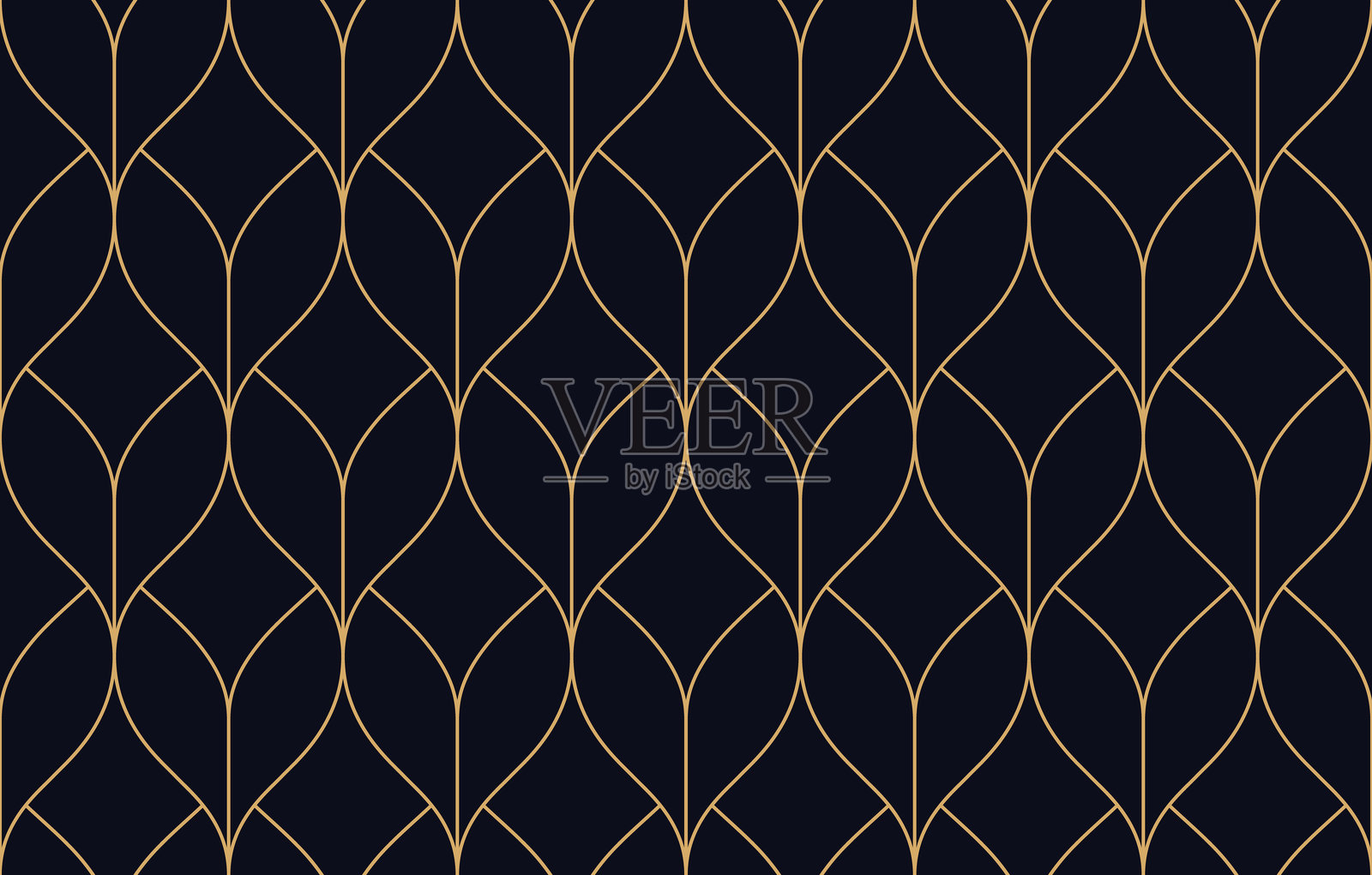 无缝几何矢量图案插画图片素材