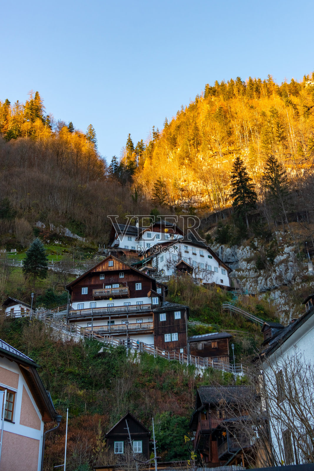 奥地利哈尔施塔特的旅行照片摄影图片