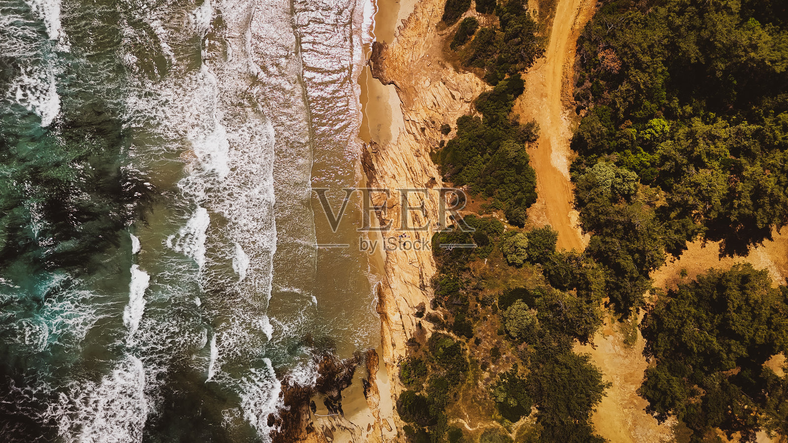 爱琴海海岸的壮丽,塔索斯,希腊照片摄影图片