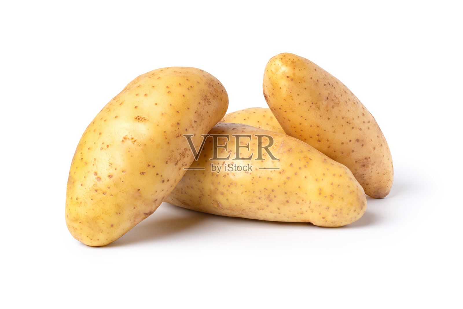 孤立的土豆照片摄影图片