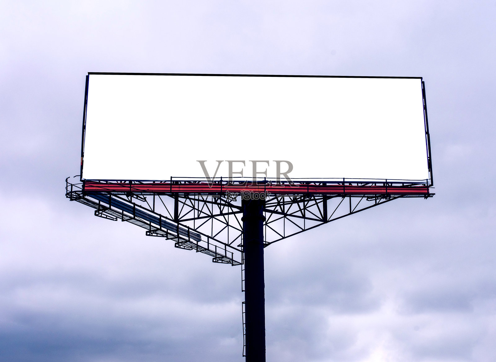 户外空白板展示模板照片摄影图片