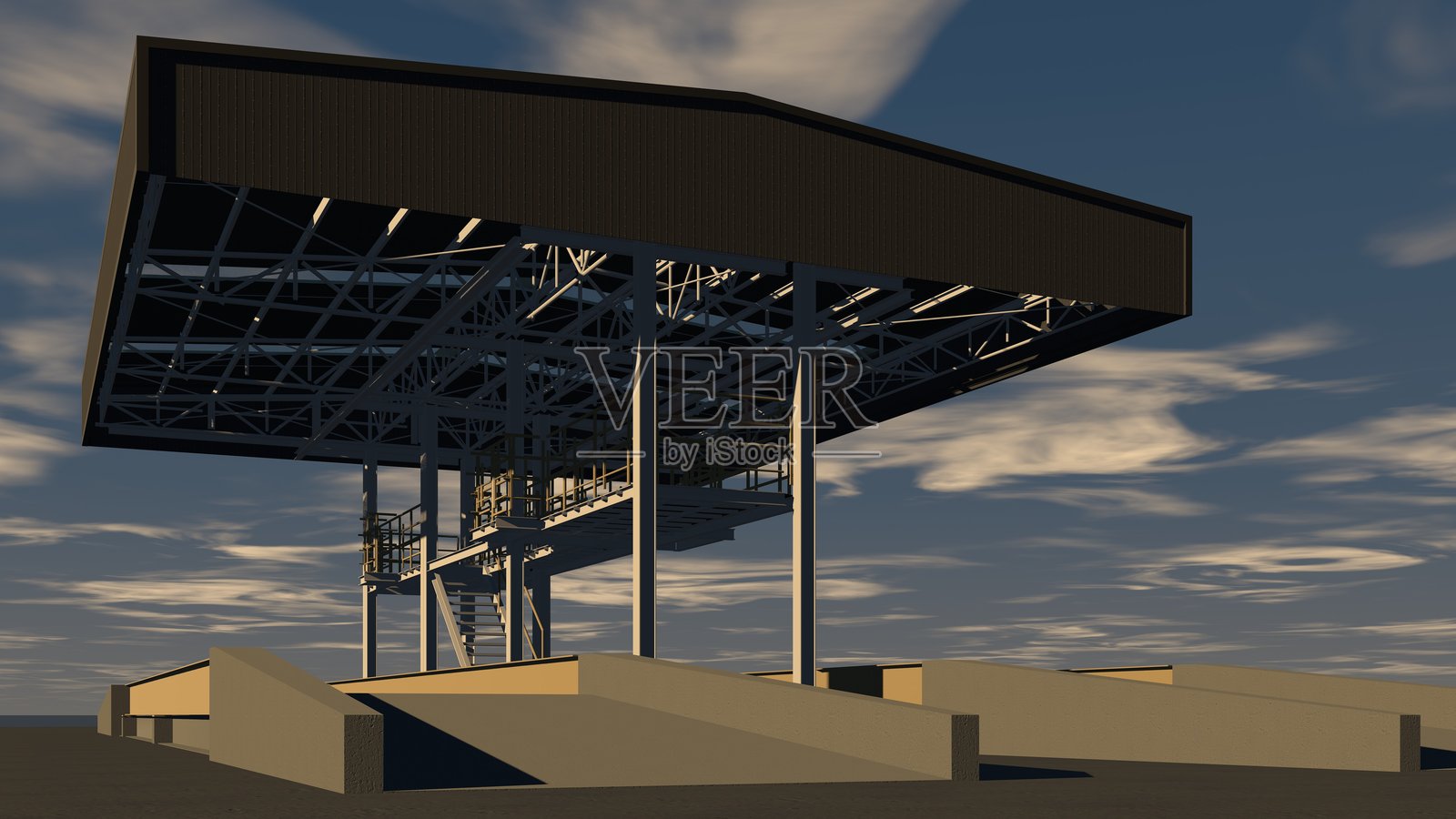 3D卡车称重秤插图照片摄影图片