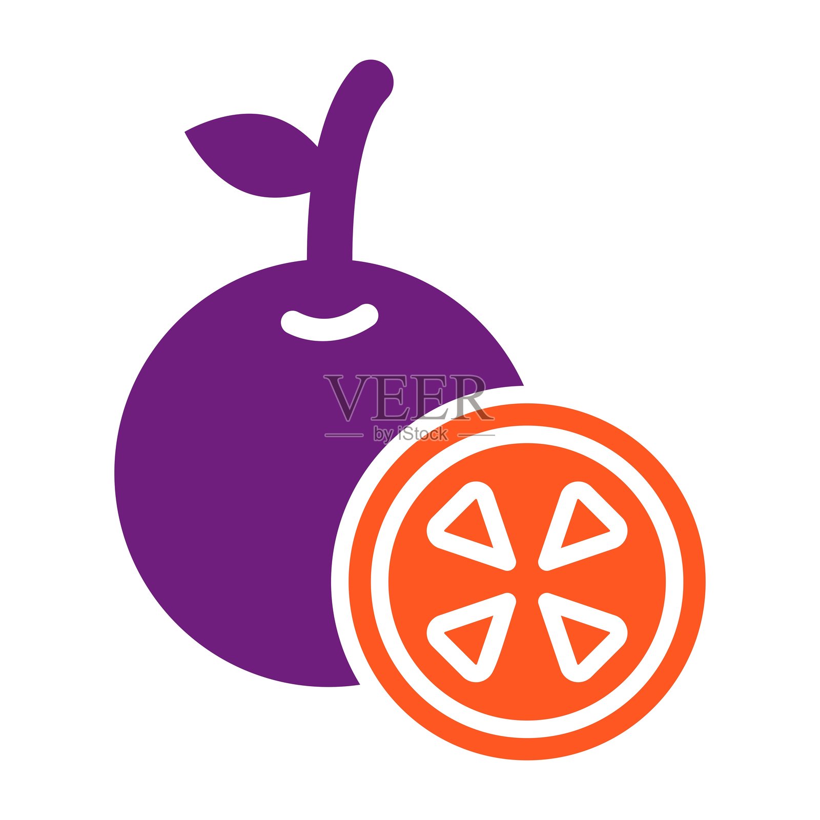 橙色矢量图标设计插图插画图片素材