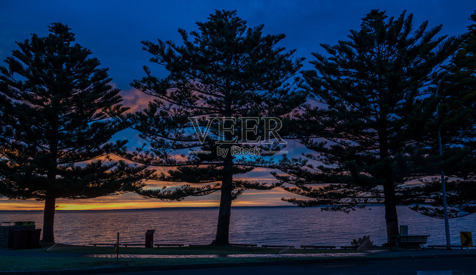 袋鼠岛上的日出照片摄影图片