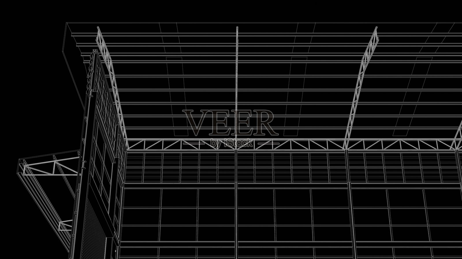 工业项目的3D插图照片摄影图片