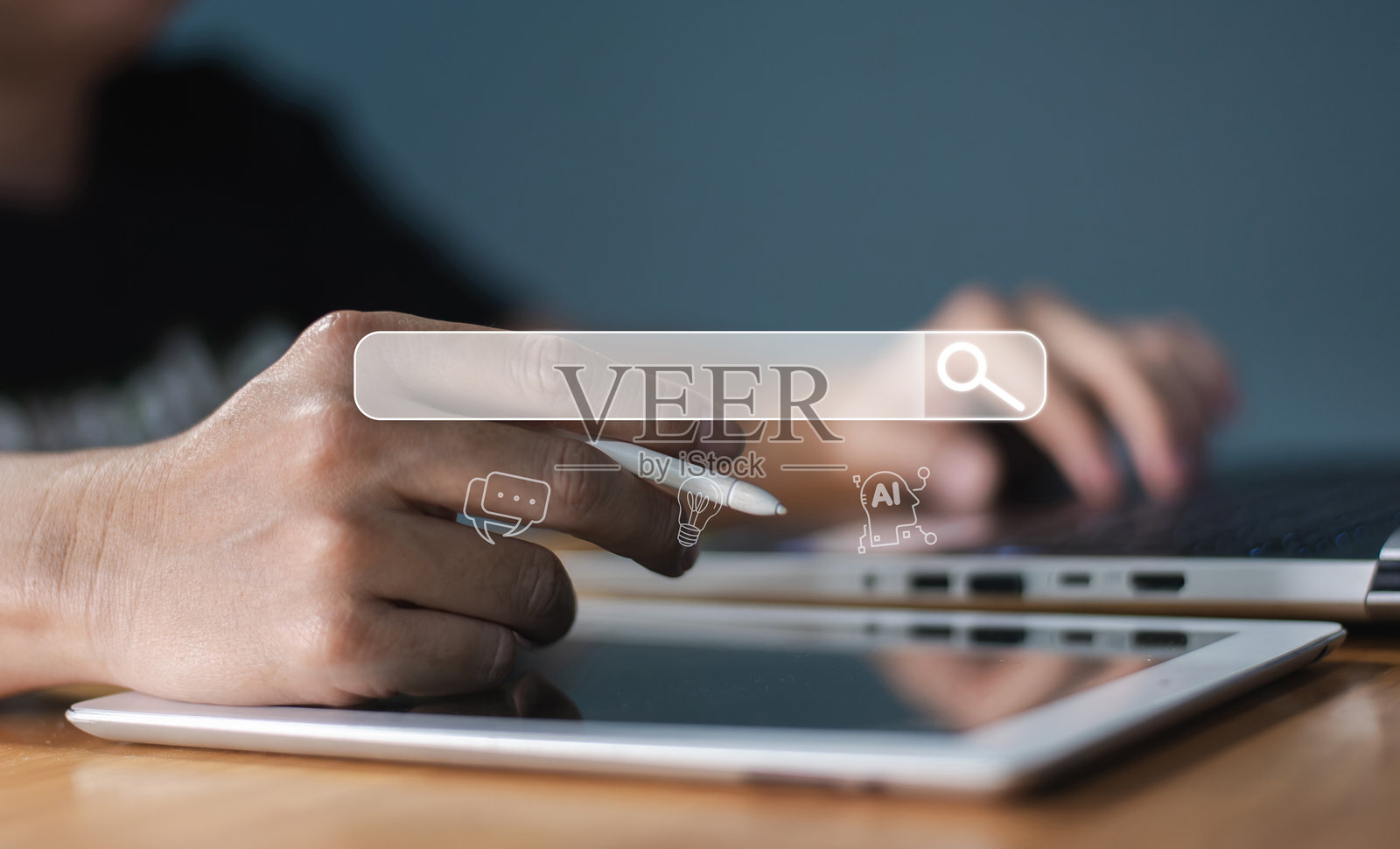 基于人工智能的搜索技术与数字工具照片摄影图片