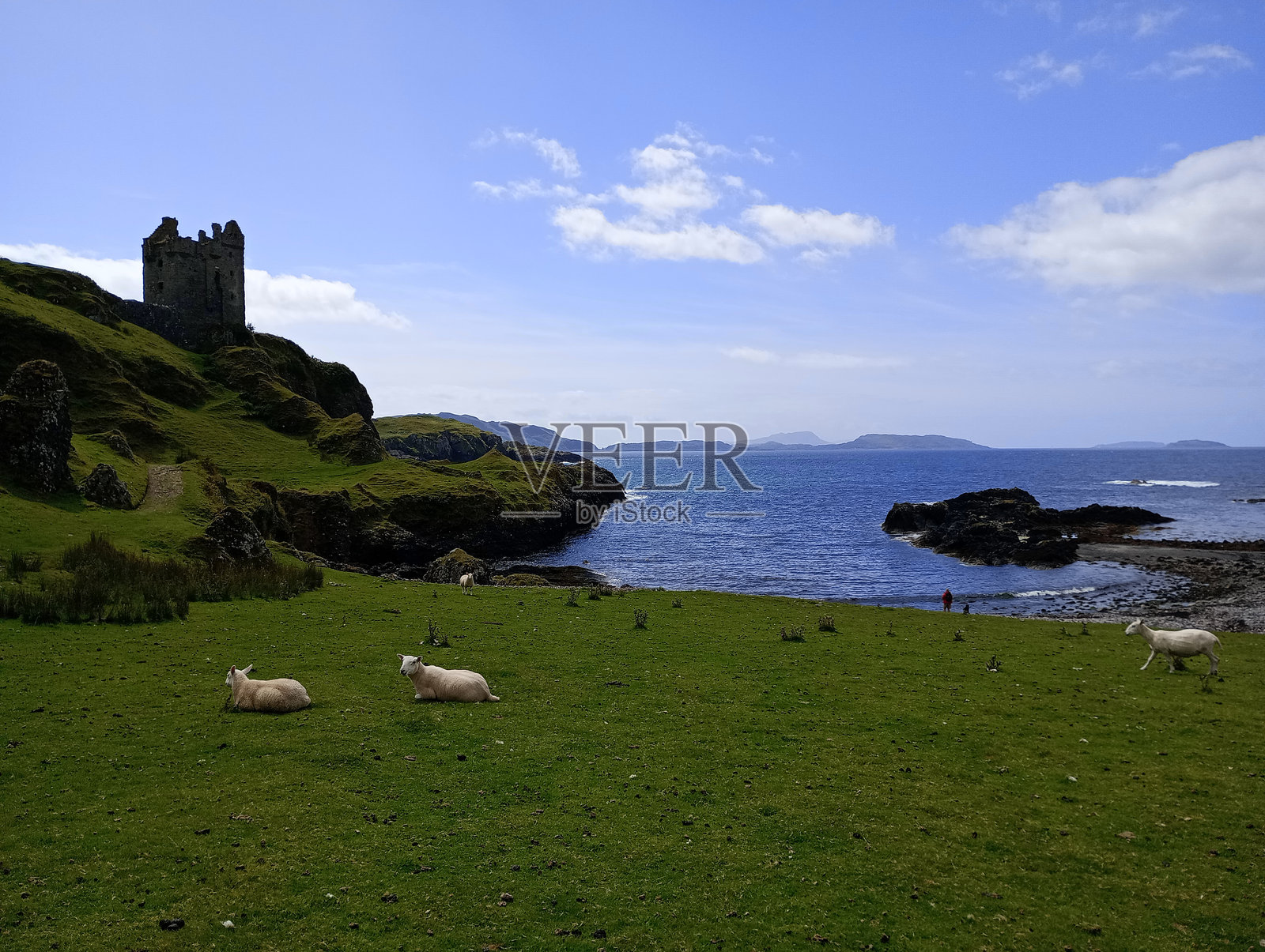 凯雷拉岛上的城堡照片摄影图片
