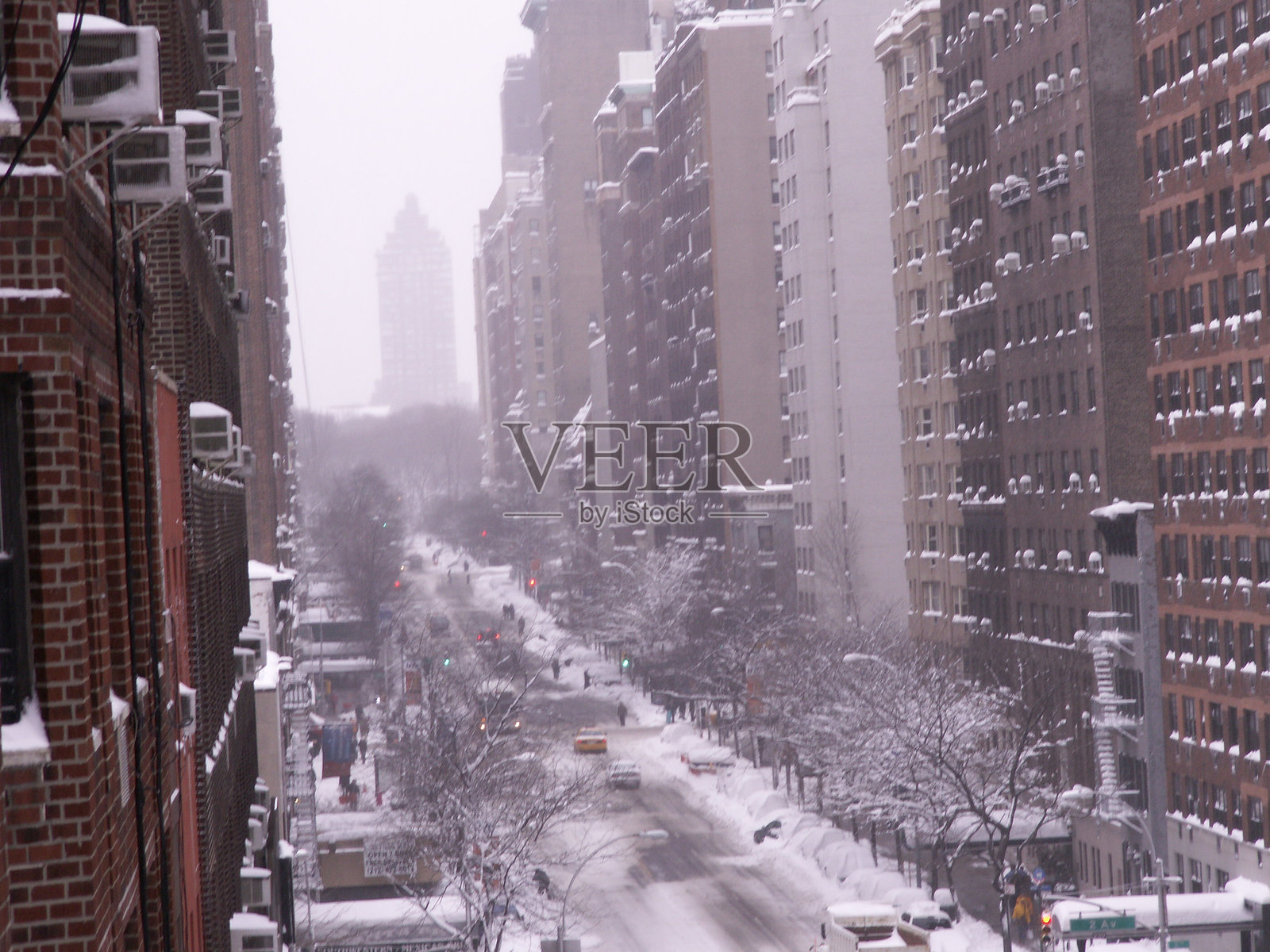 2006年纽约市暴风雪照片摄影图片