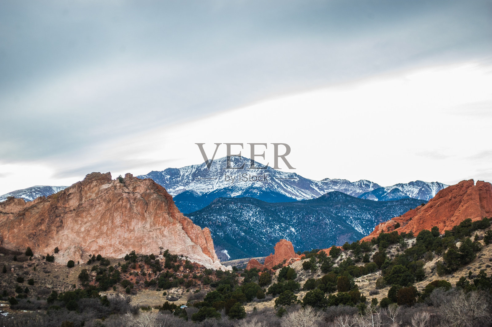 美丽的科罗拉多山脉照片摄影图片