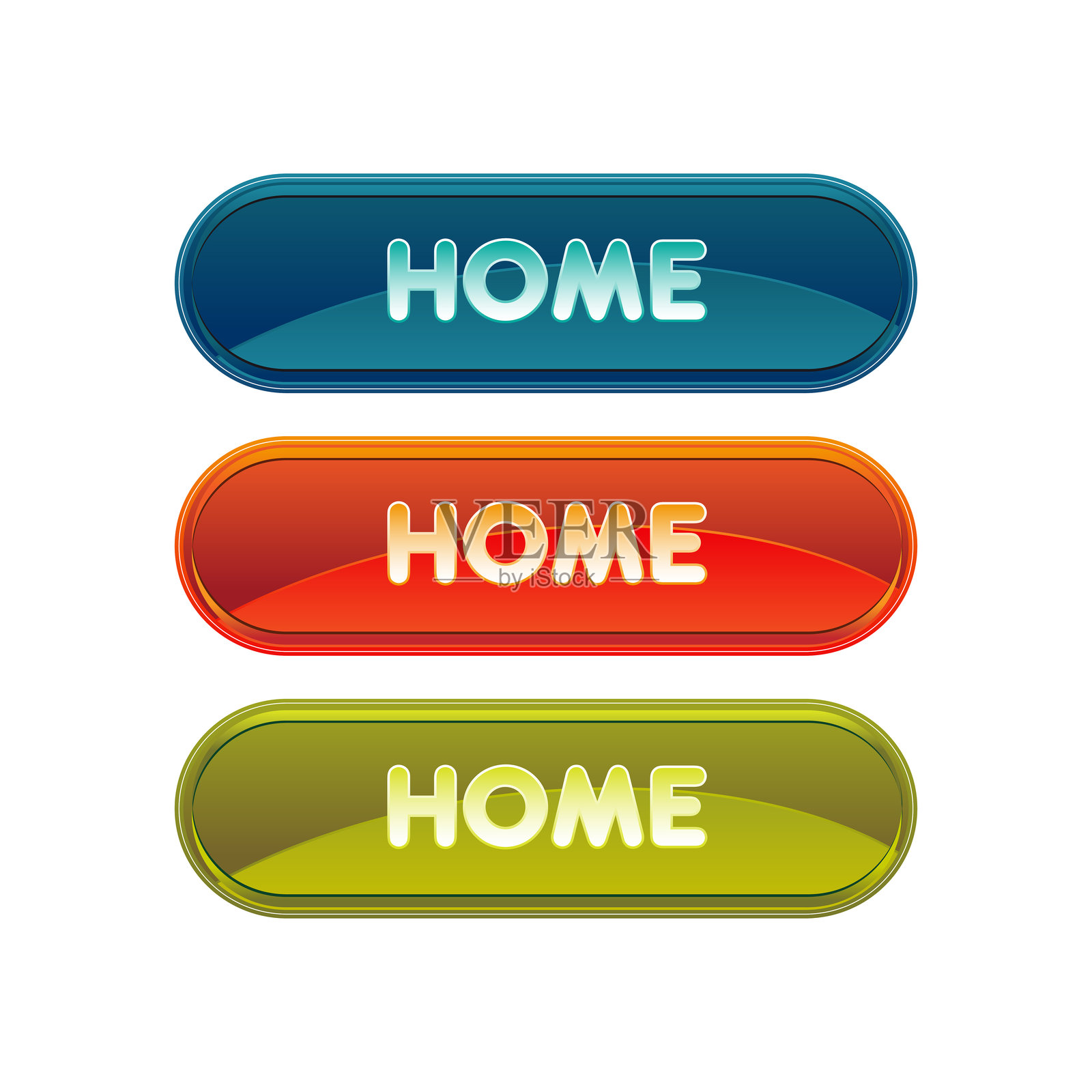 屏幕和网站的设计元素插画图片素材