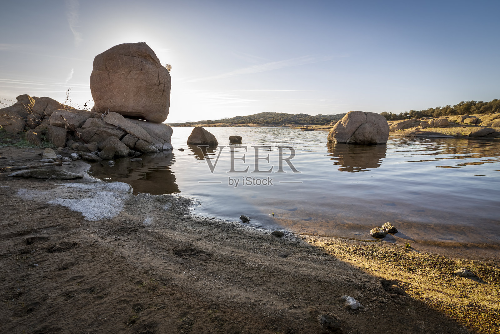 托尔康水库的干旱照片摄影图片