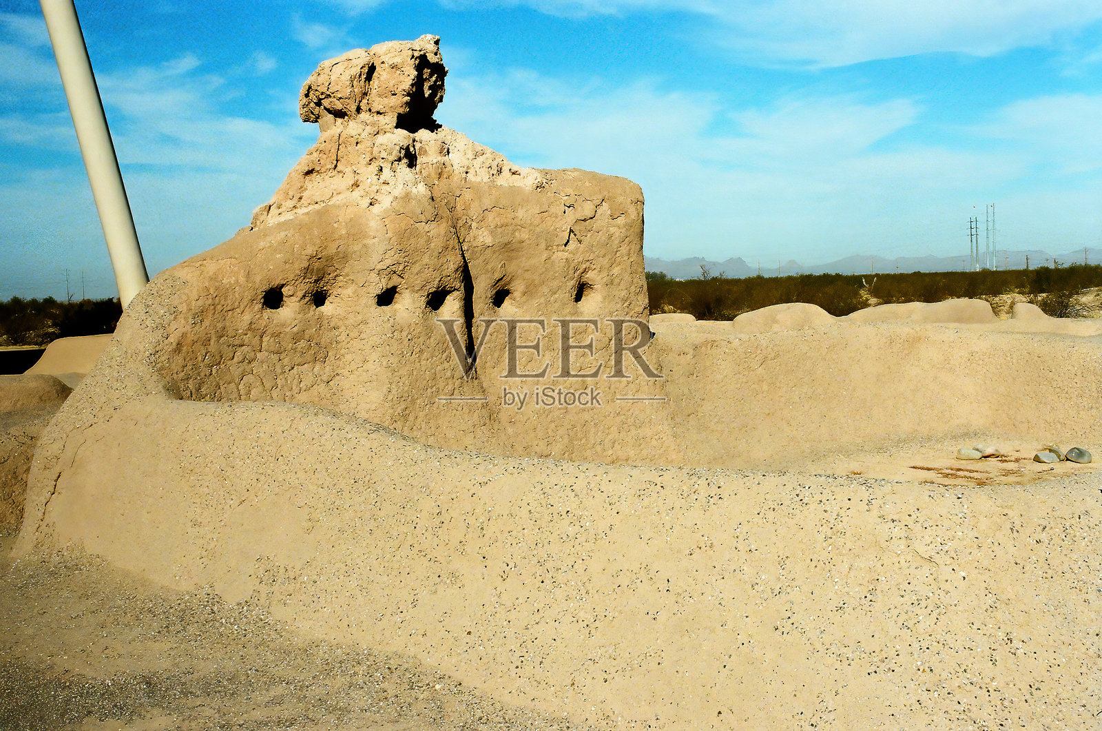 古代卡萨格兰德遗址国家纪念碑的影像照片摄影图片