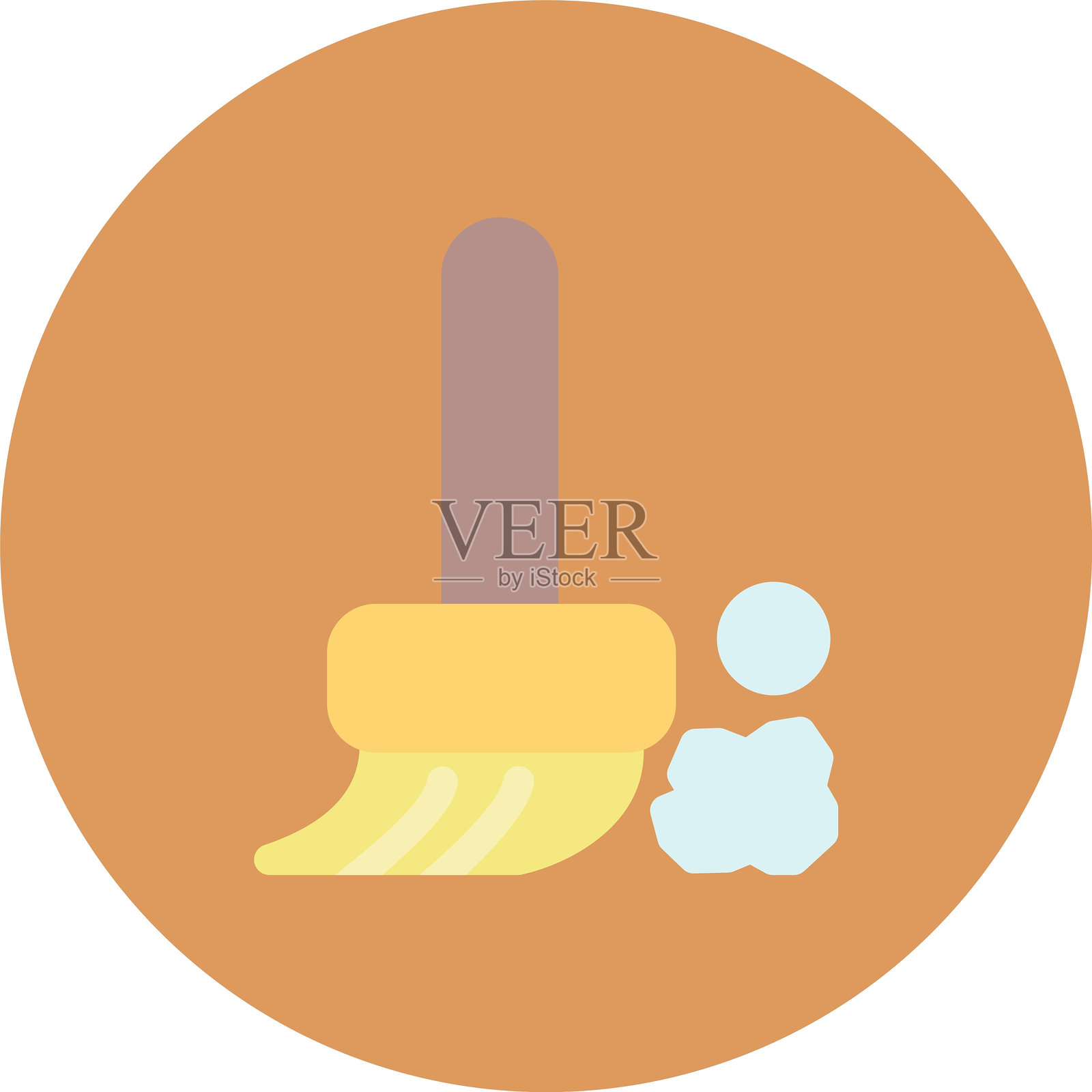 扫帚图标插画图片素材