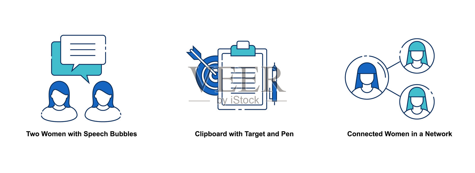 沟通与合作插画图片素材