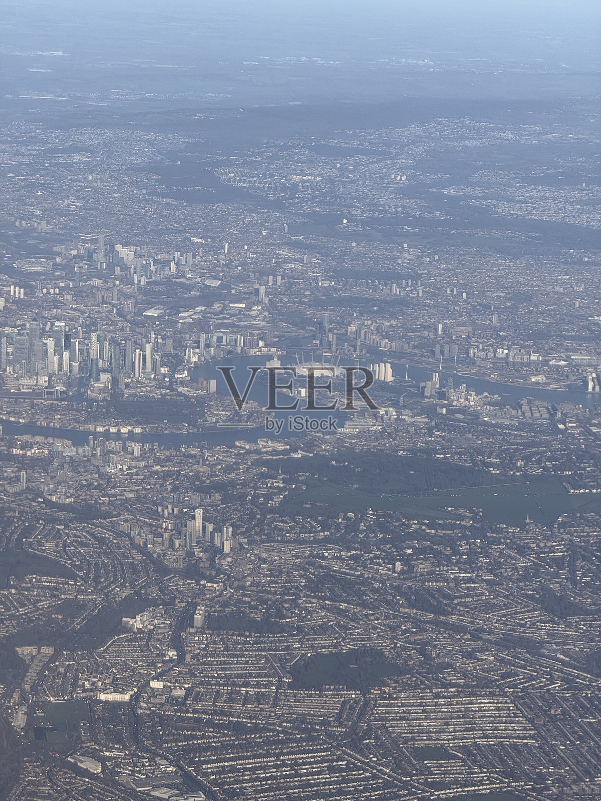 伦敦的鸟瞰图照片摄影图片