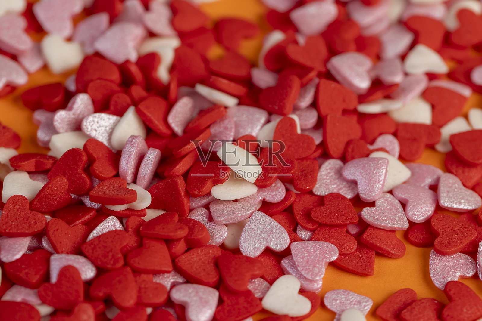 心形的甜糖果照片摄影图片