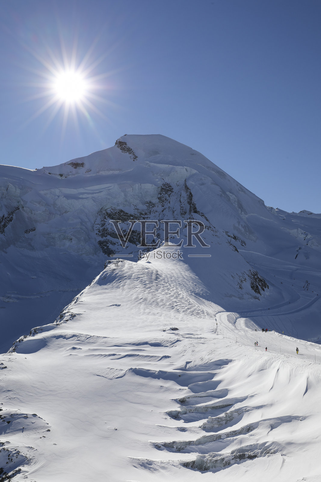 在阿拉林冰川的一天照片摄影图片