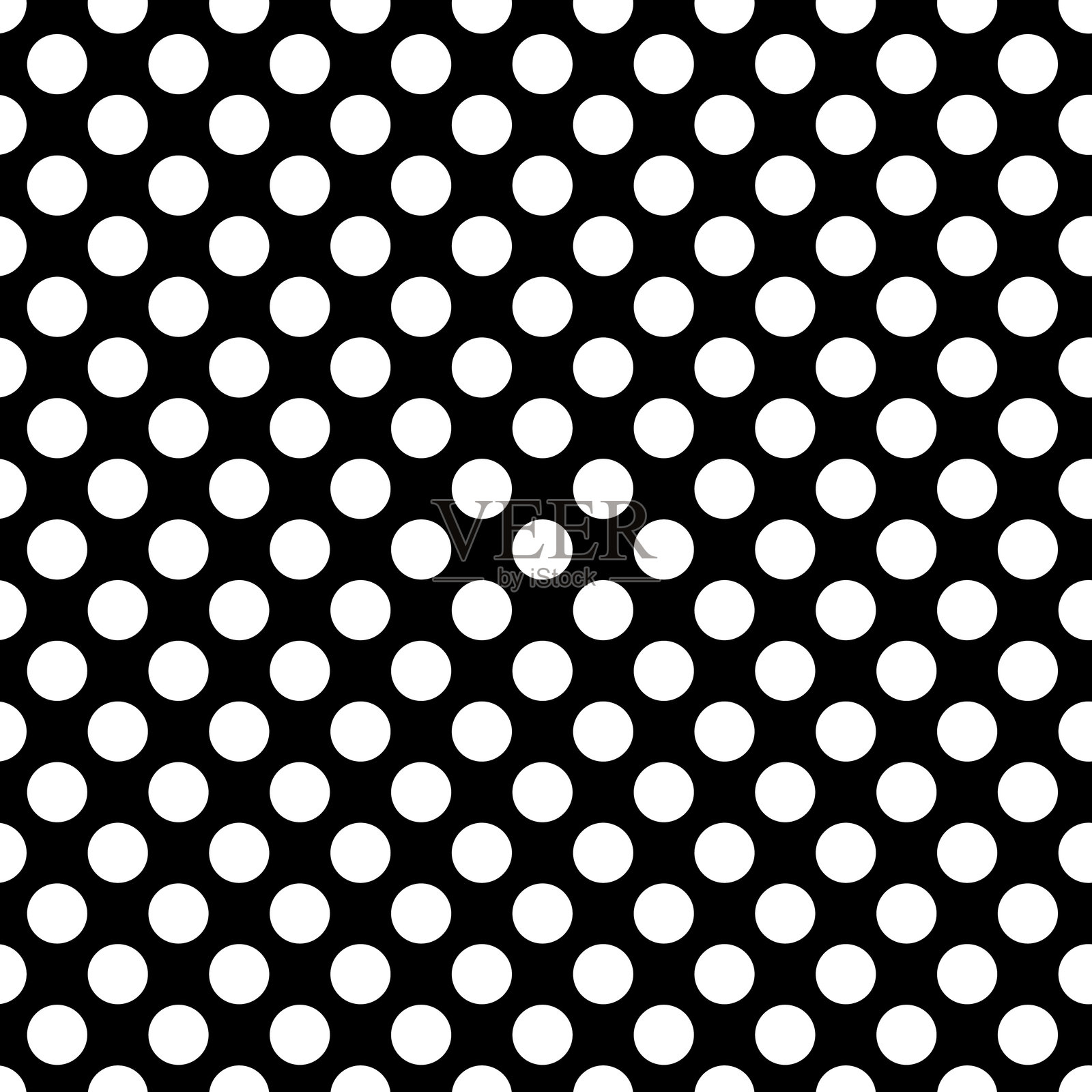 抽象时尚单色波点背景。黑白无缝图案,带有纹理的圆圈。邀请函、海报、卡片、传单、横幅、纺织品、面料的模板设计。半色调卡片插画图片素材