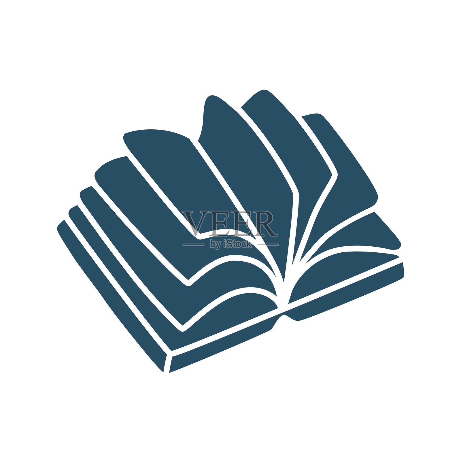 手绘的简约风格涂鸦书图标。知识象征插画图片素材