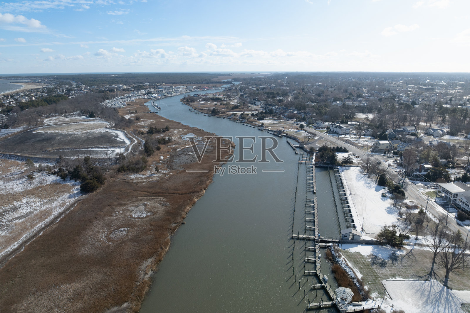 沿运河前往刘易斯照片摄影图片